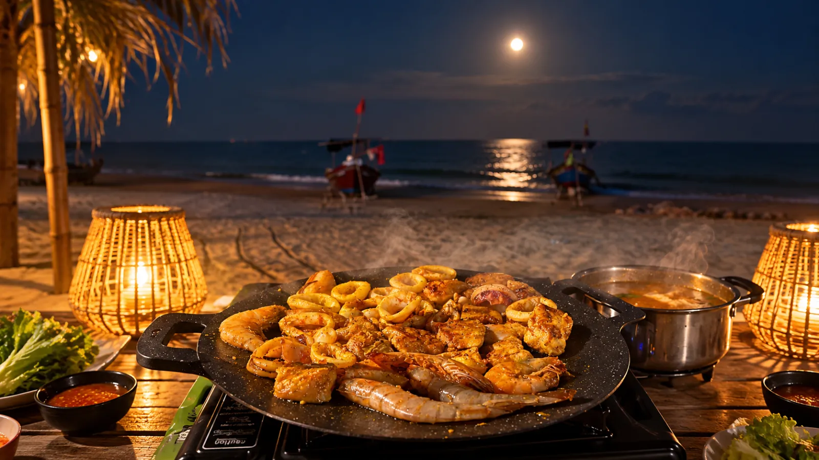 Steamboat dan grill untuk dinikmati bersama